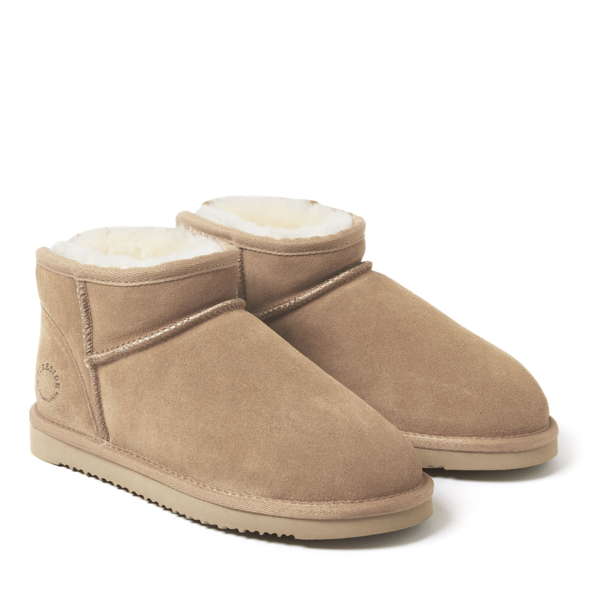 Women's Fireside by Dearfoams Riverland Genuine Shearling Micro Bootie | Dearfoams