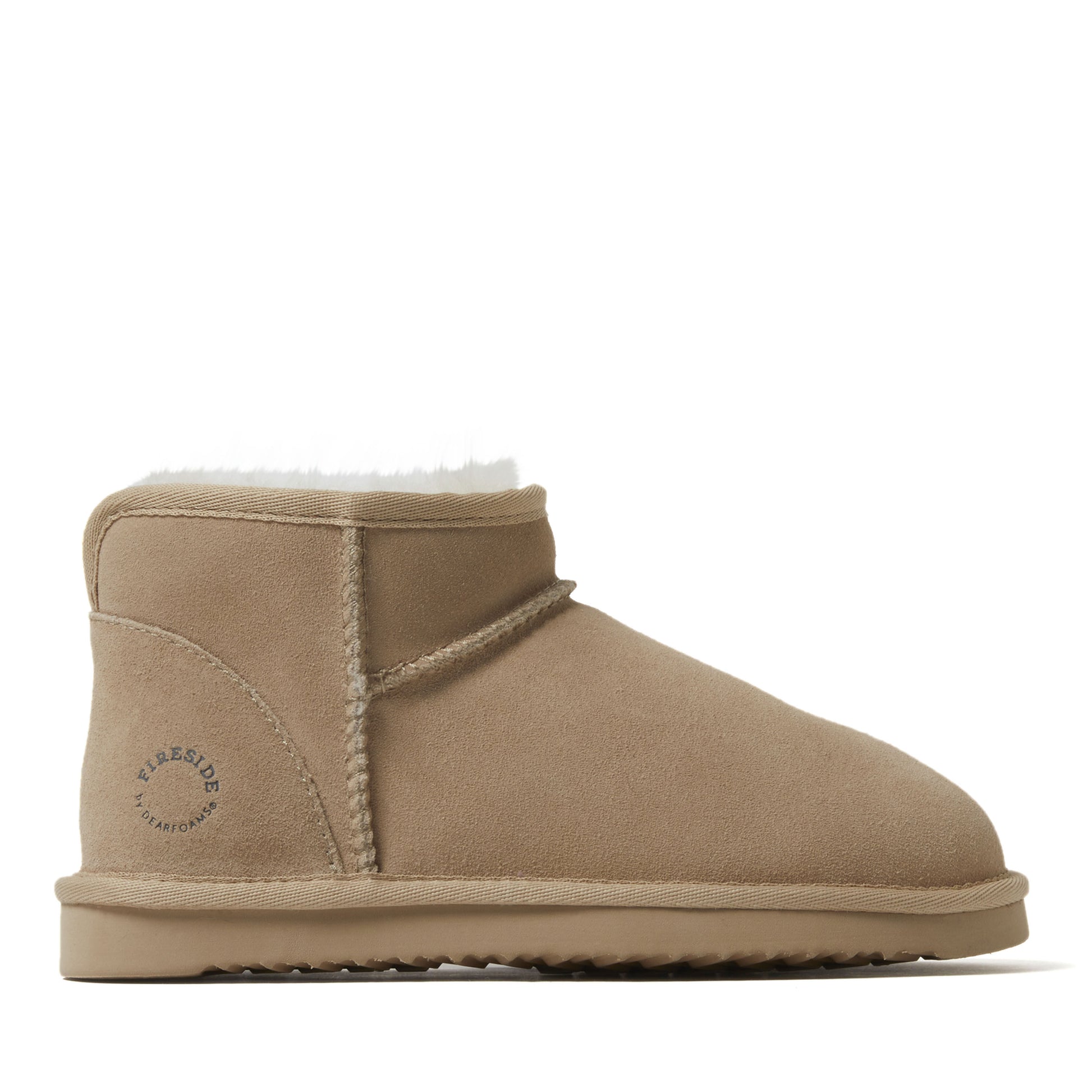 Women's Fireside by Dearfoams Riverland Genuine Shearling Micro Bootie | Dearfoams