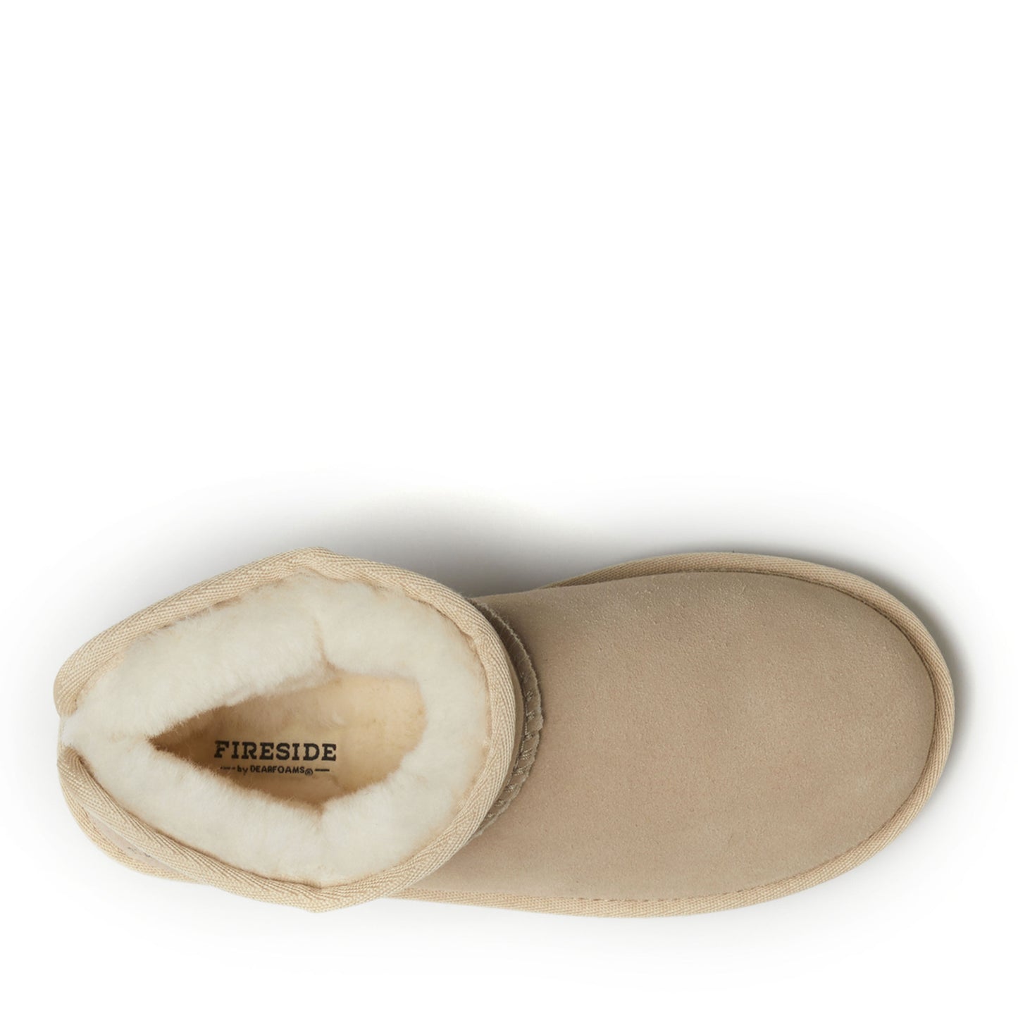 Women's Fireside by Dearfoams Riverland Genuine Shearling Micro Bootie | Dearfoams