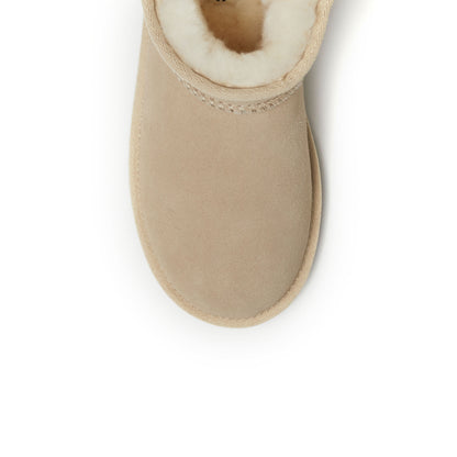 Women's Fireside by Dearfoams Riverland Genuine Shearling Micro Bootie | Dearfoams