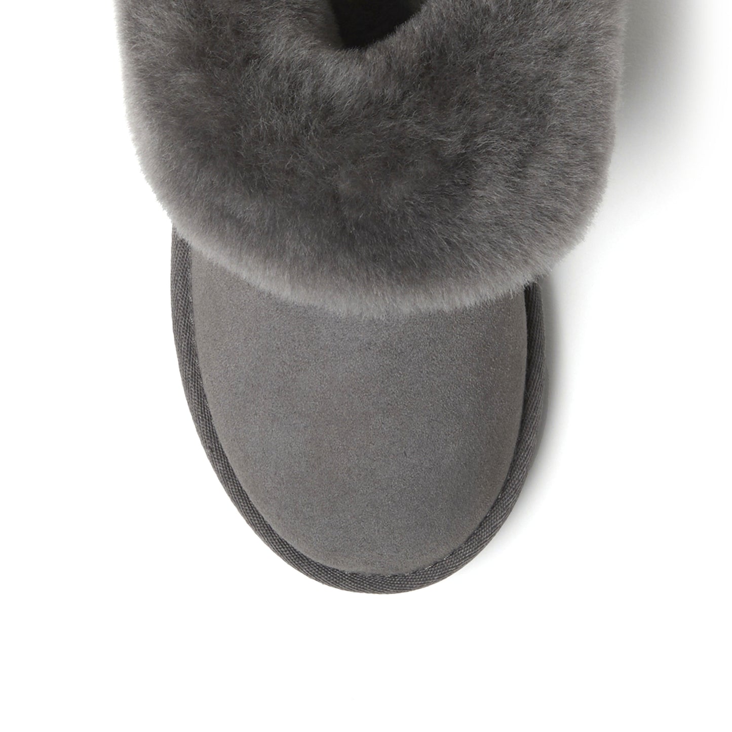 Women's Fireside by Dearfoams Perth Genuine Shearling Foldover Boot Slipper | Dearfoams
