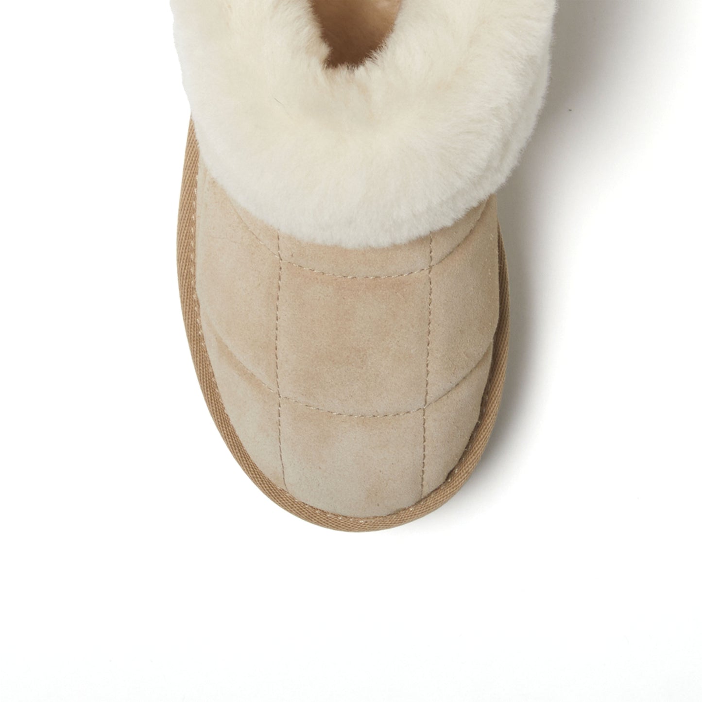 Women's Bayswater Genuine Shearling Quilted Platform Bootie | Dearfoams
