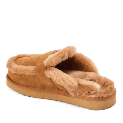 Women's Fireside by Dearfoams Richmond Genuine Shearling Scuff | Dearfoams