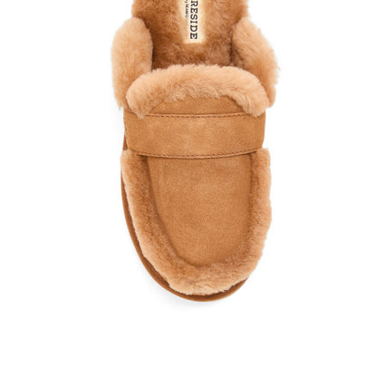 Women's Fireside by Dearfoams Richmond Genuine Shearling Scuff | Dearfoams