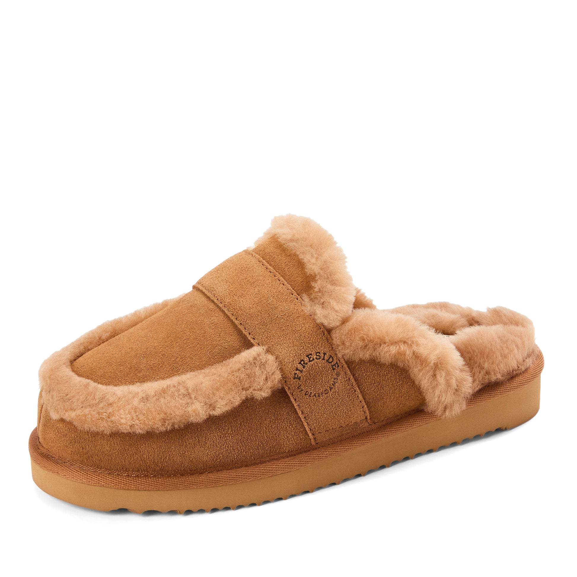 Women's Fireside by Dearfoams Richmond Genuine Shearling Scuff | Dearfoams