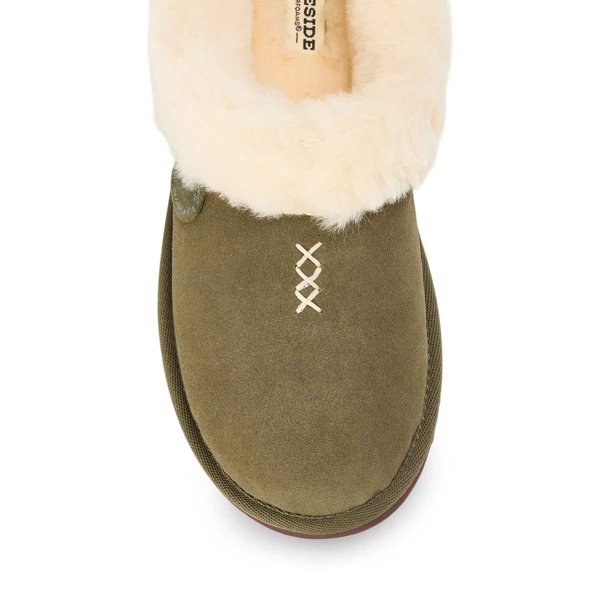 Women's Fireside by Dearfoams Adelaide Genuine Shearling Clog Slipper - Water Resistant | Dearfoams