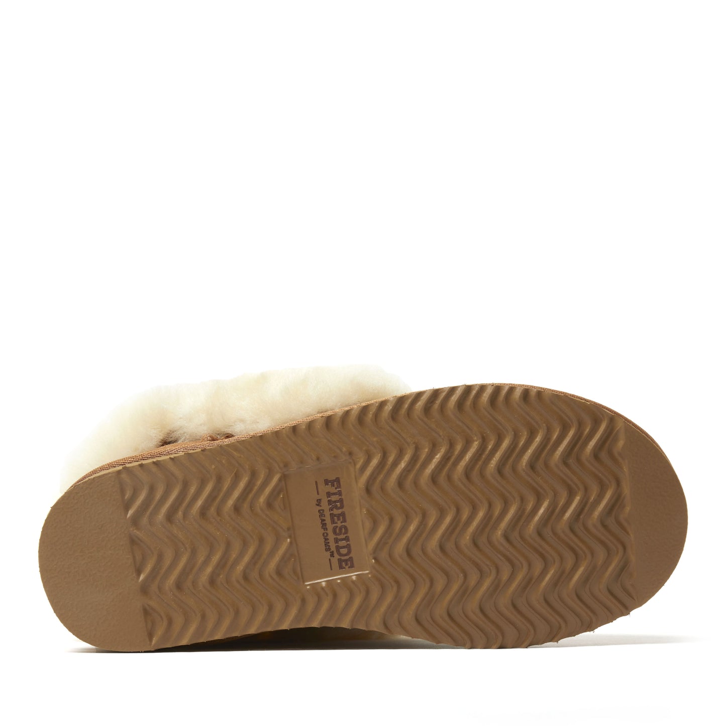 Women's Fireside by Dearfoams Perth Genuine Shearling Foldover Boot Slipper | Dearfoams