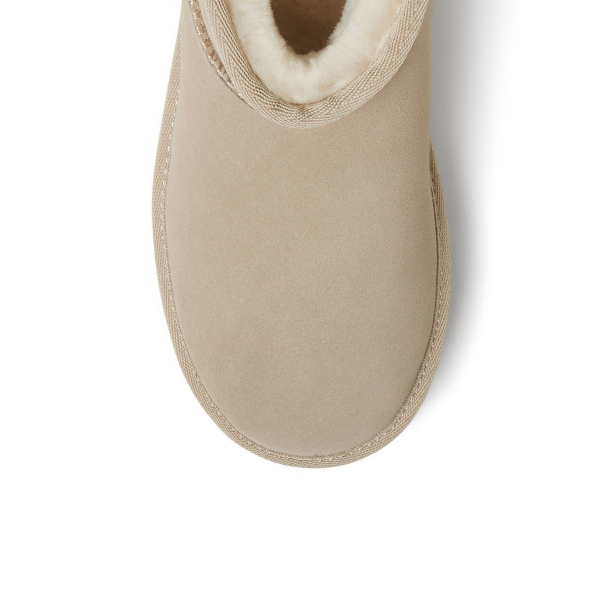 Women's Fireside by Dearfoams Kingston Genuine Shearling Platform Bootie | Dearfoams