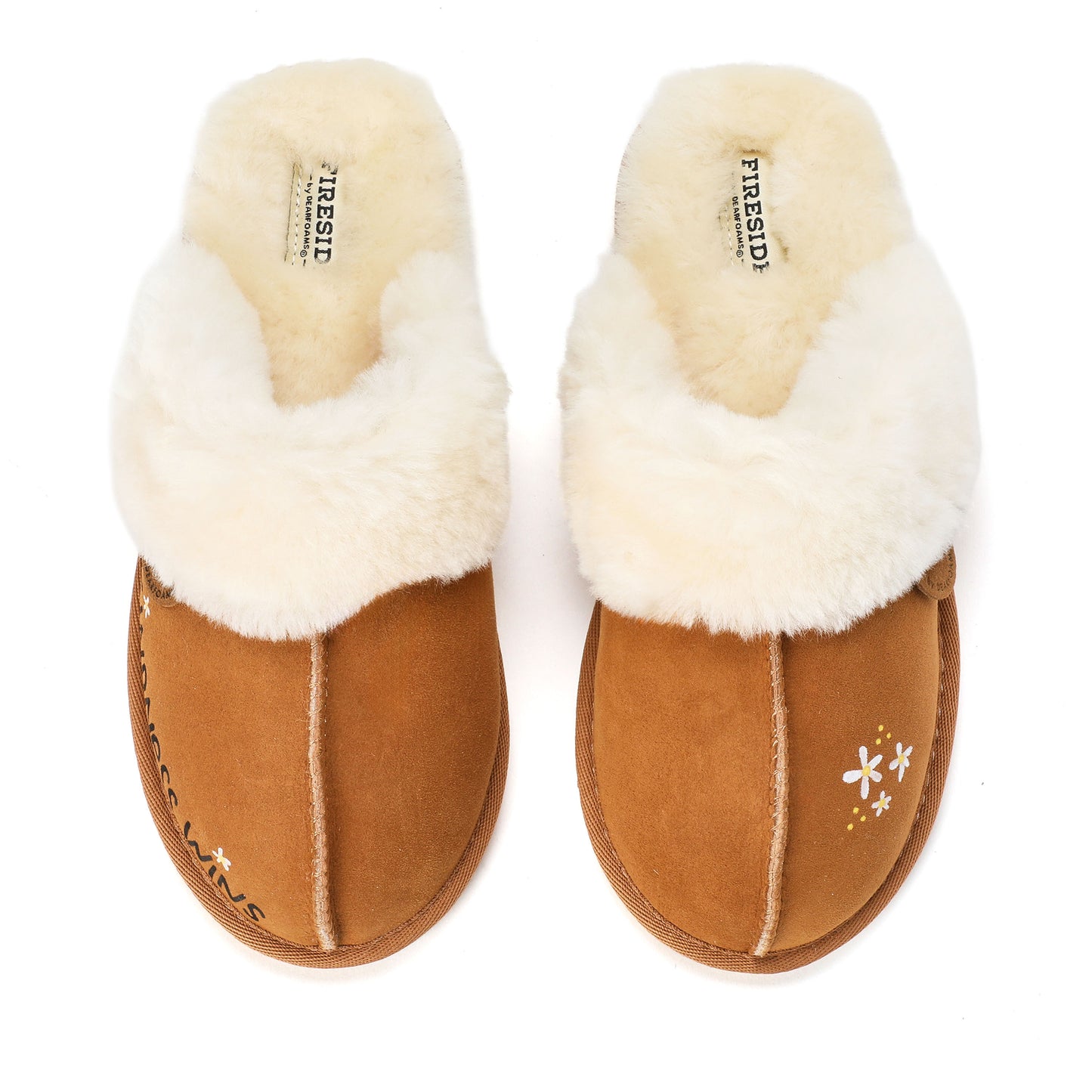 Women's Fireside by Dearfoams Limited Edition "Kindness Wins" Sydney Shearling Scuff | Dearfoams