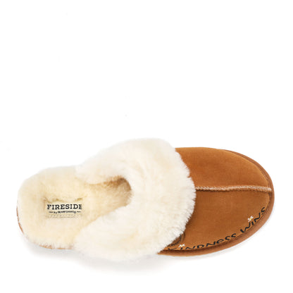 Women's Fireside by Dearfoams Limited Edition "Kindness Wins" Sydney Shearling Scuff | Dearfoams