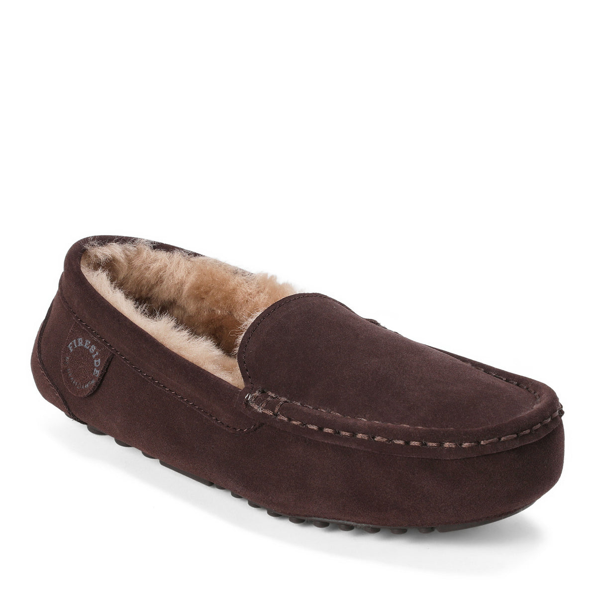 Women's Fireside by Dearfoams Mel Genuine Shearling Moccasin | Dearfoams