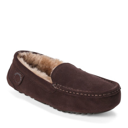 Women's Fireside by Dearfoams Mel Genuine Shearling Moccasin | Dearfoams
