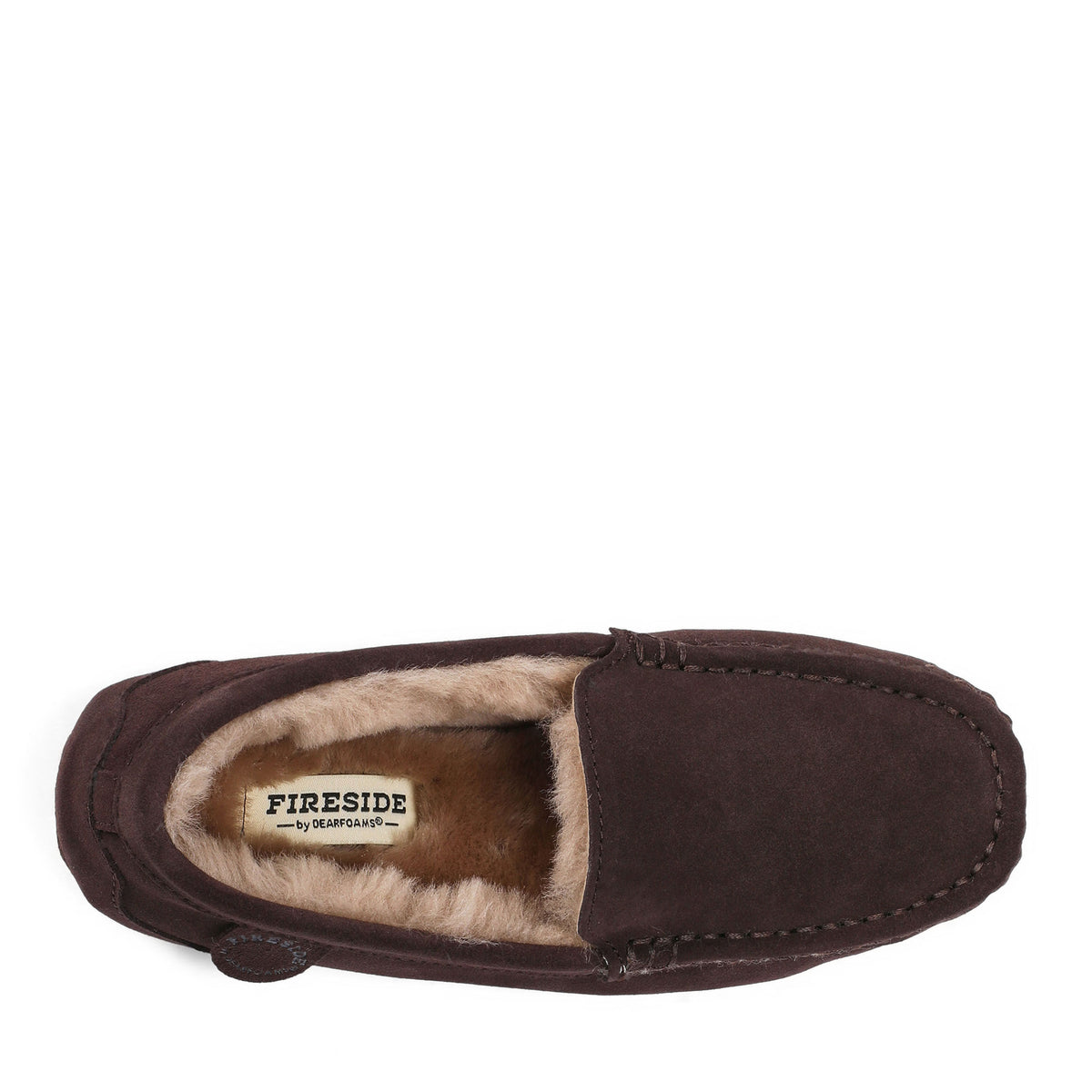 Women's Fireside by Dearfoams Mel Genuine Shearling Moccasin | Dearfoams