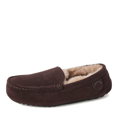 Women's Fireside by Dearfoams Mel Genuine Shearling Moccasin | Dearfoams