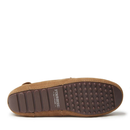 Women's Fireside by Dearfoams Mel Genuine Shearling Moccasin | Dearfoams