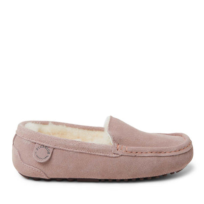 Women's Fireside by Dearfoams Mel Genuine Shearling Moccasin | Dearfoams