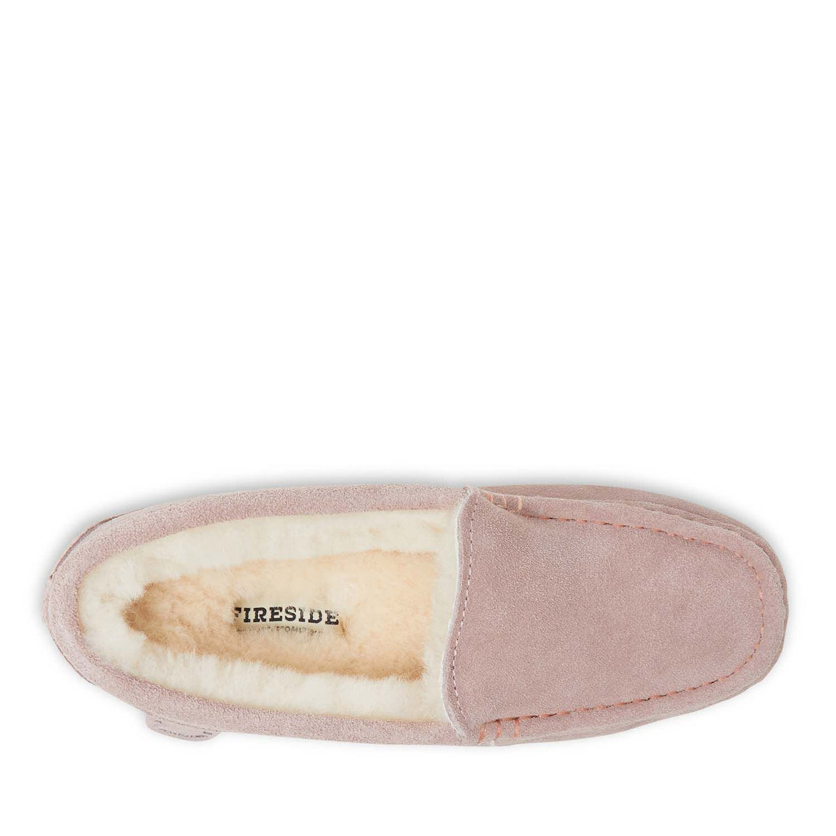Women's Fireside by Dearfoams Mel Genuine Shearling Moccasin | Dearfoams