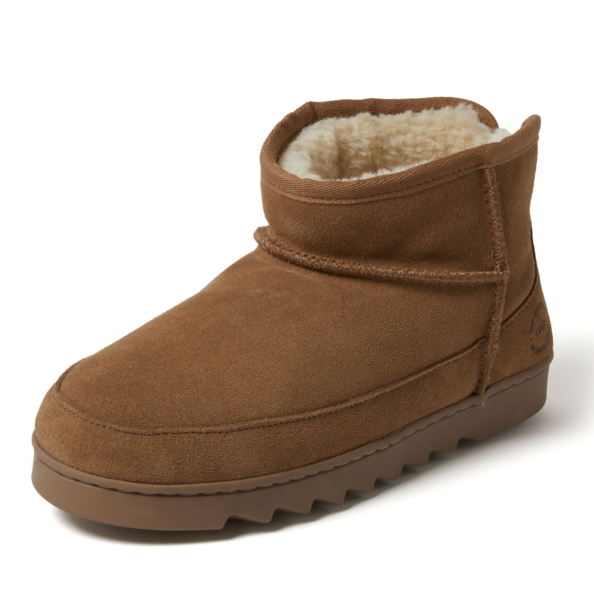 Women's Gretchen Genuine Suede Mini Bootie | Dearfoams