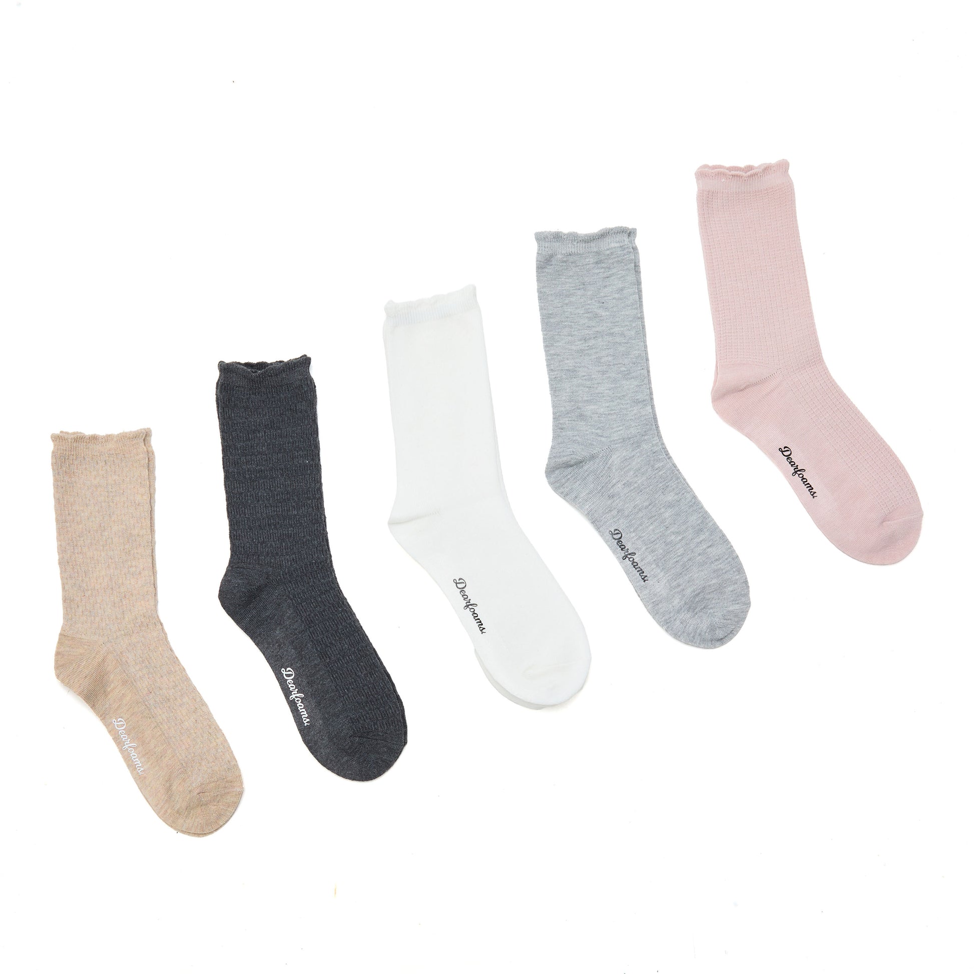 Women's Crew Socks 5 Pack | Dearfoams