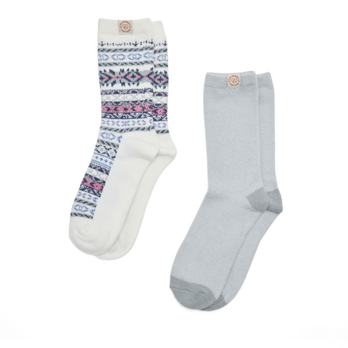 Ladies Fairaisle Crew Socks | Dearfoams