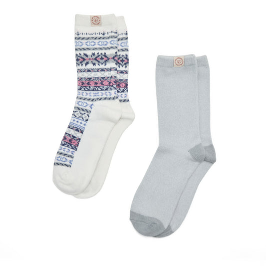 Ladies Fairaisle Crew Socks | Dearfoams