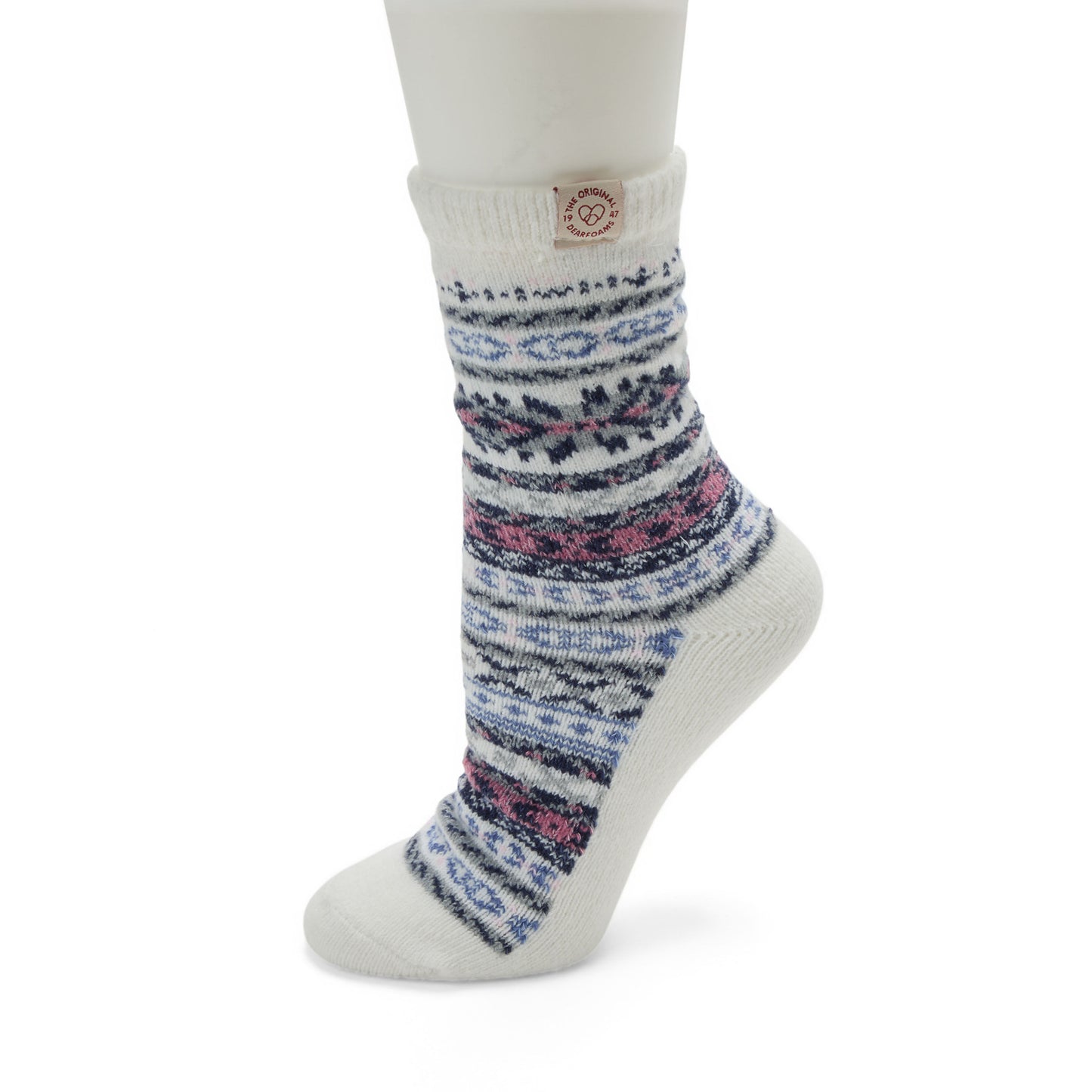 Ladies Fairaisle Crew Socks | Dearfoams
