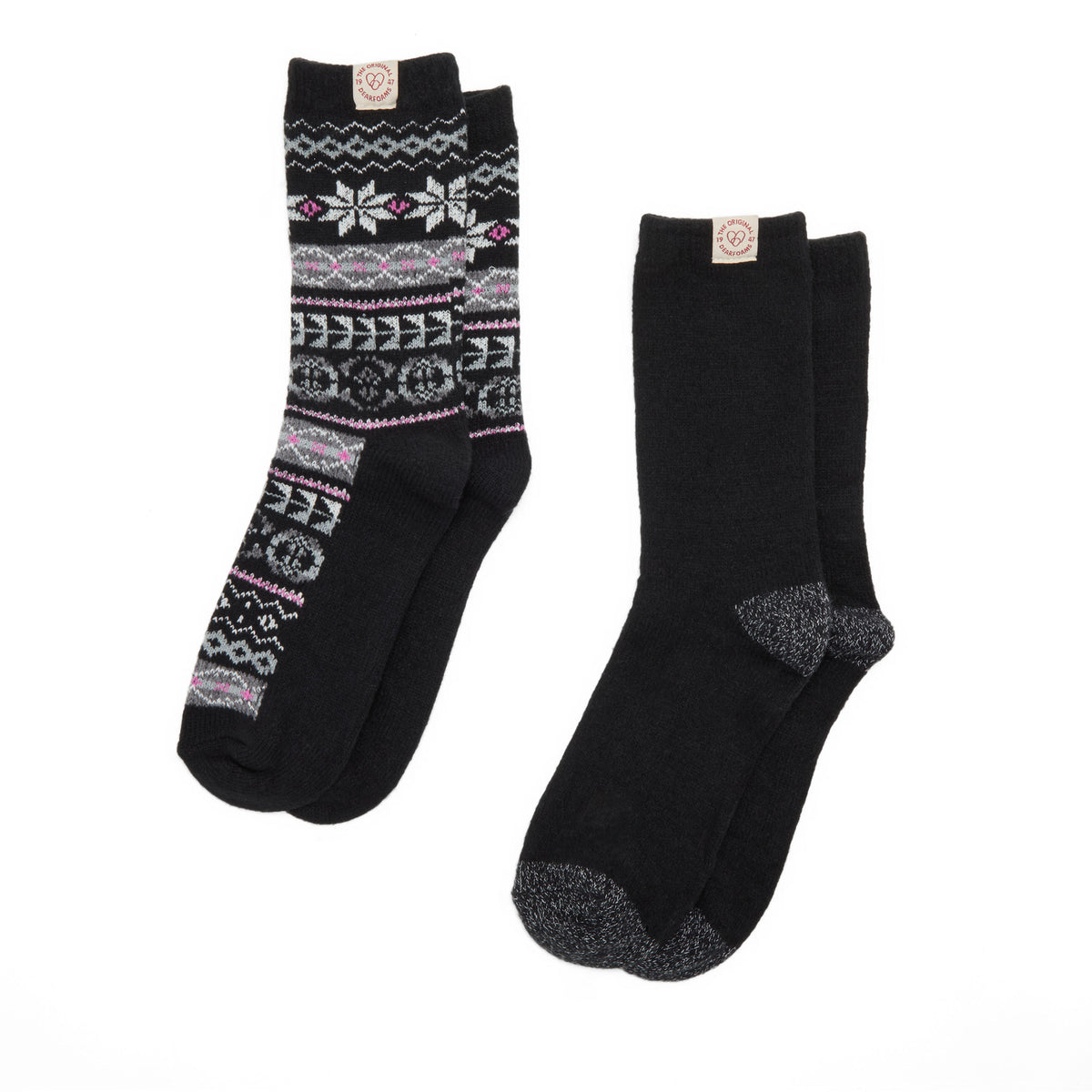 Ladies Fairaisle Crew Socks | Dearfoams