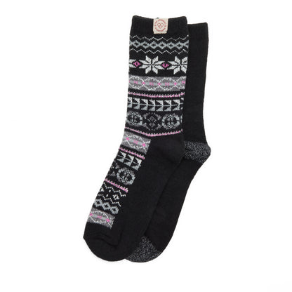 Ladies Fairaisle Crew Socks | Dearfoams