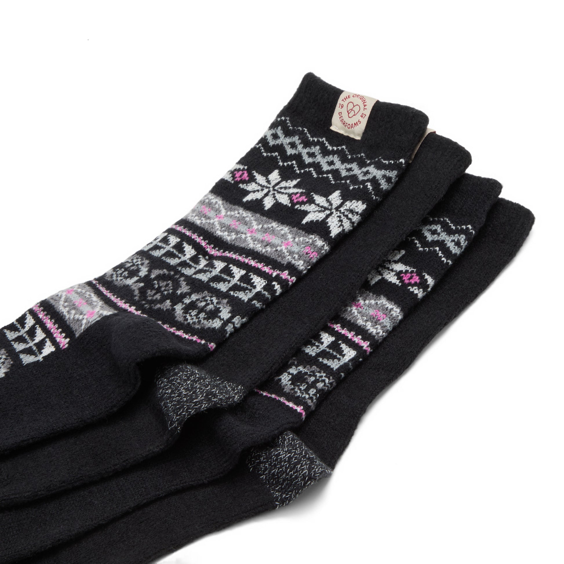 Ladies Fairaisle Crew Socks | Dearfoams