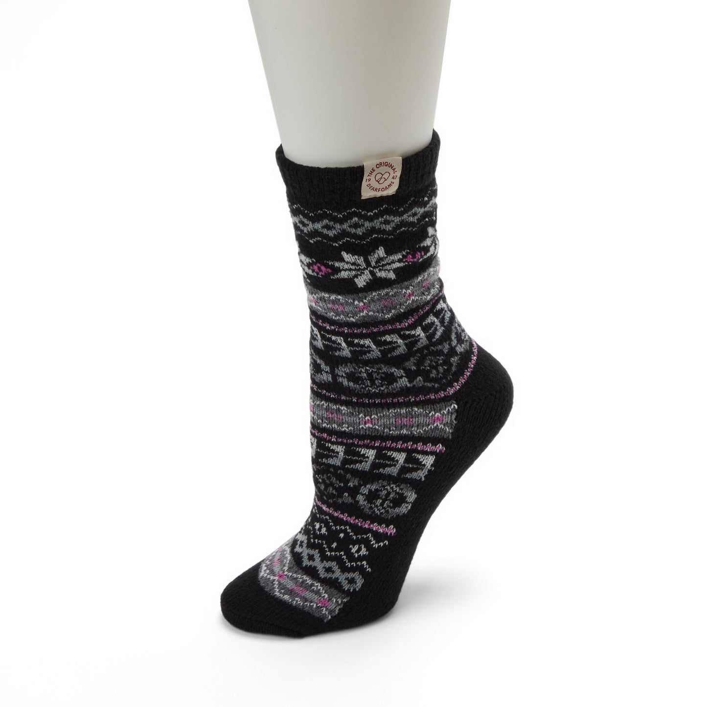 Ladies Fairaisle Crew Socks | Dearfoams