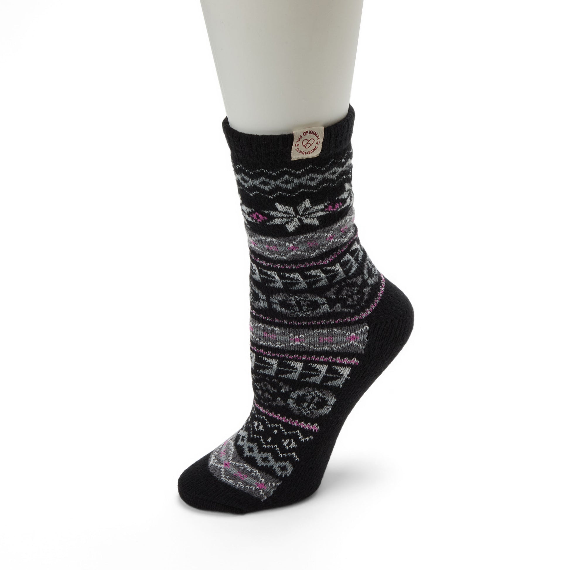 Ladies Fairaisle Crew Socks | Dearfoams