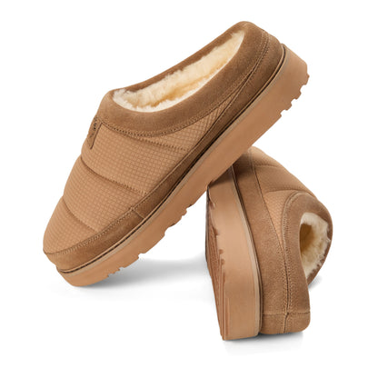 Men's Fireside by Dearfoams Grafton Sport Nylon Puff Clog - Water Repellent | Dearfoams