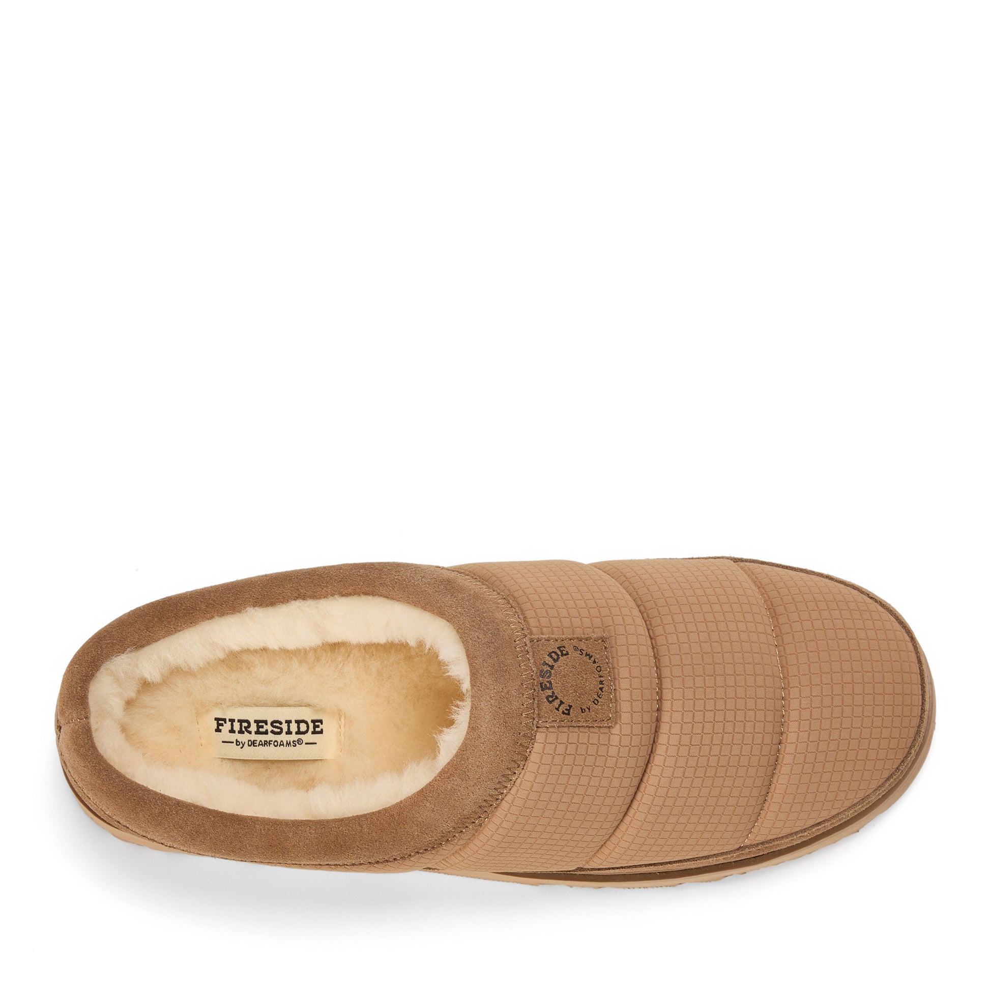 Men's Fireside by Dearfoams Grafton Sport Nylon Puff Clog - Water Repellent | Dearfoams