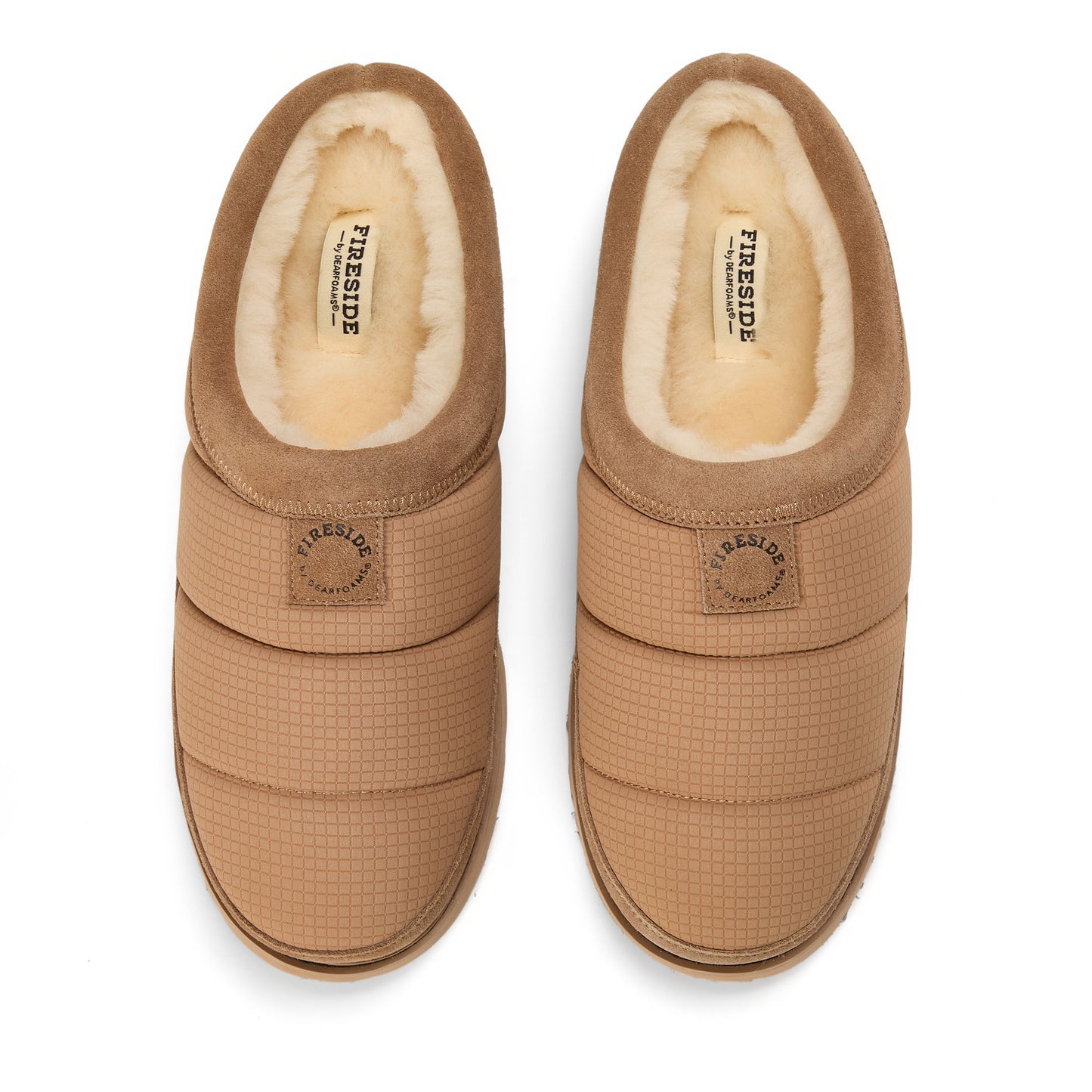 Men's Fireside by Dearfoams Grafton Sport Nylon Puff Clog - Water Repellent | Dearfoams