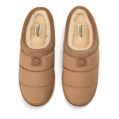 Men's Fireside by Dearfoams Grafton Sport Nylon Puff Clog - Water Repellent | Dearfoams