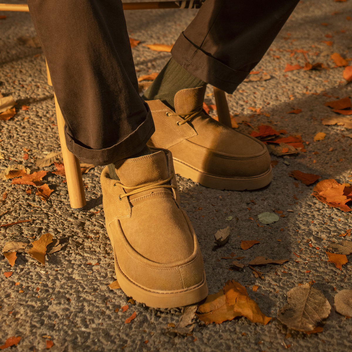 Men's Fireside by Dearfoams Craft Stitch Chukka Boot - Water Resistant | Dearfoams