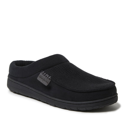 Men's Brendan Perforated Microsuede Moc Toe Clog | Dearfoams