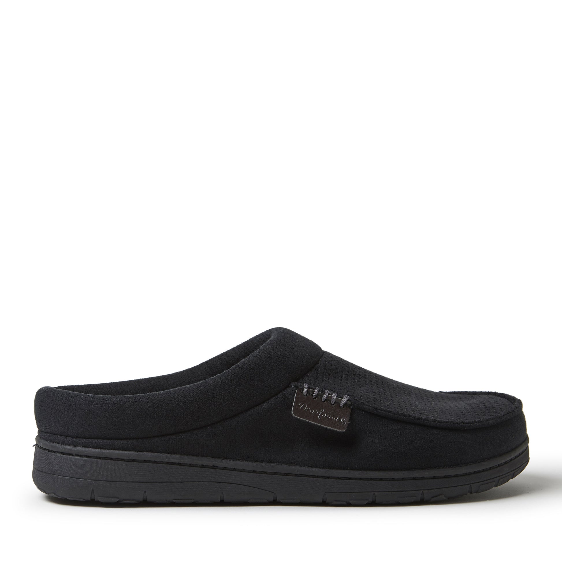 Men's Brendan Perforated Microsuede Moc Toe Clog | Dearfoams