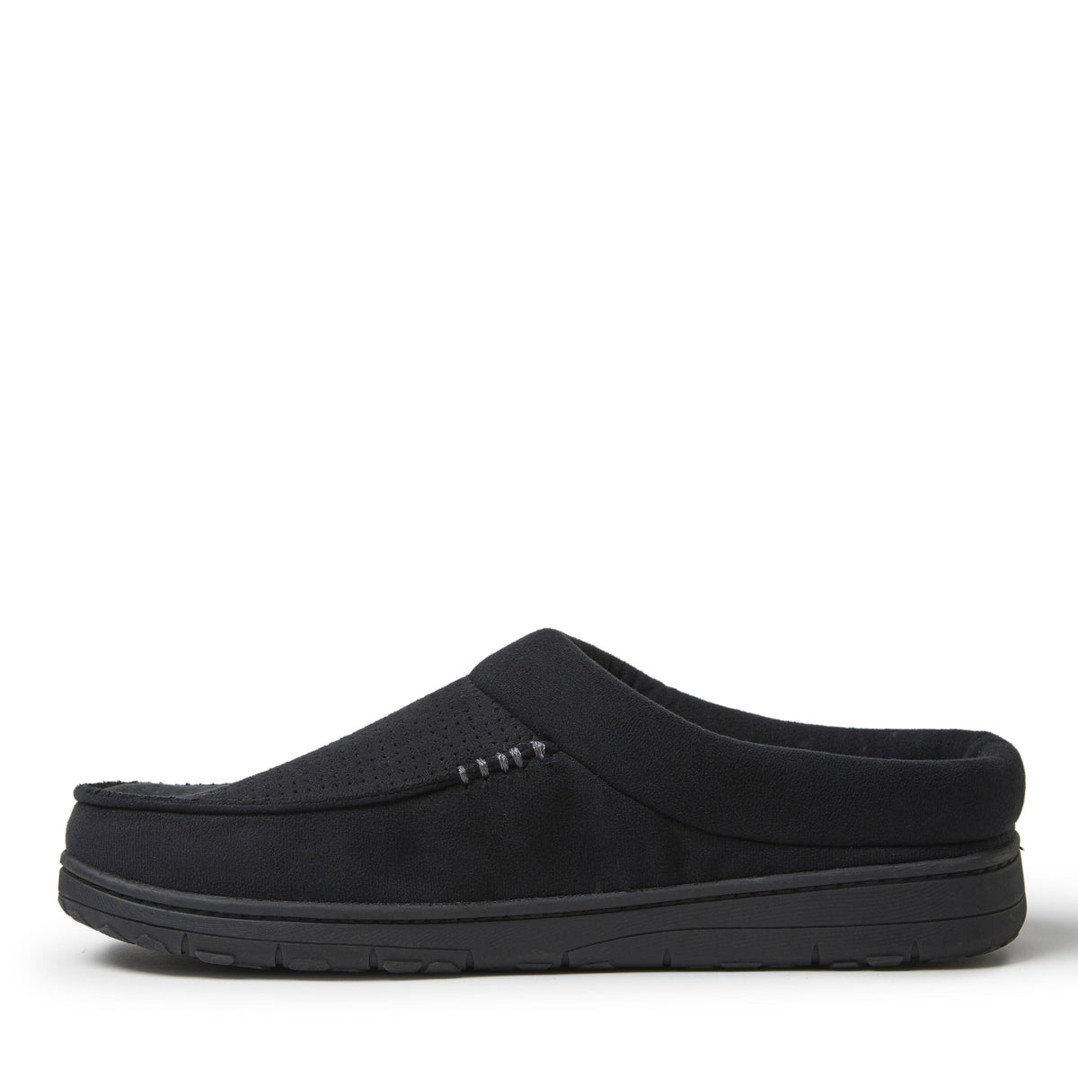Men's Brendan Perforated Microsuede Moc Toe Clog | Dearfoams
