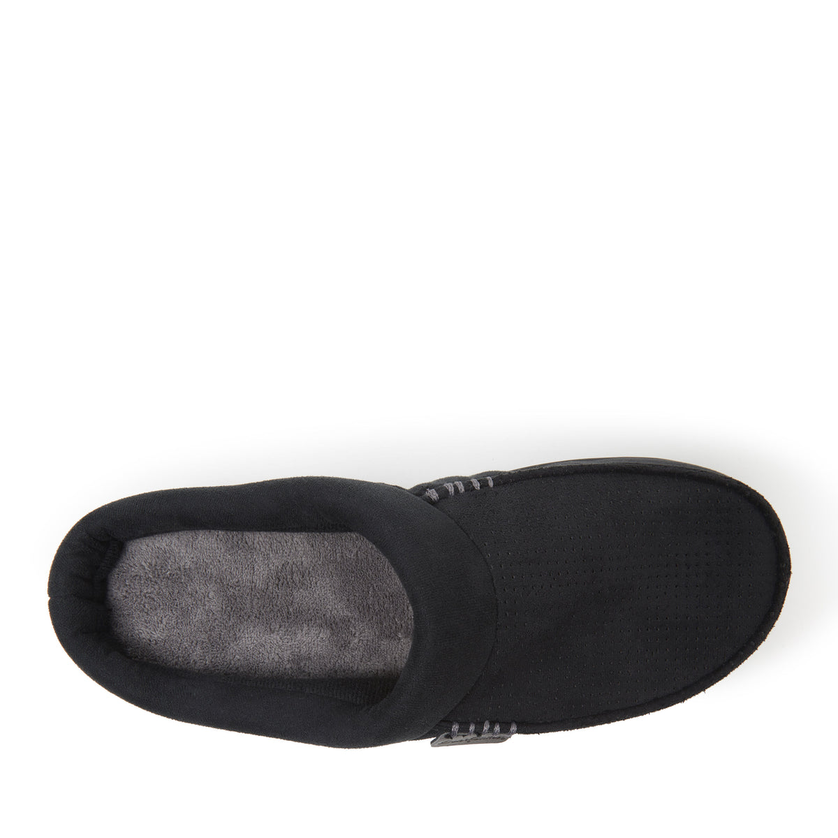 Men's Brendan Perforated Microsuede Moc Toe Clog | Dearfoams