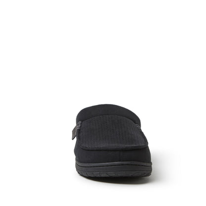 Men's Brendan Perforated Microsuede Moc Toe Clog | Dearfoams