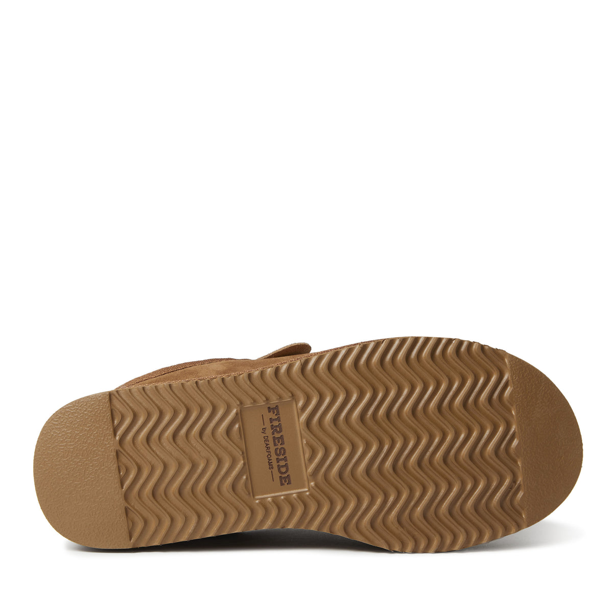 Men's Fireside by Dearfoams Grafton Genuine Shearling Clog Slipper with Woven Accent | Dearfoams