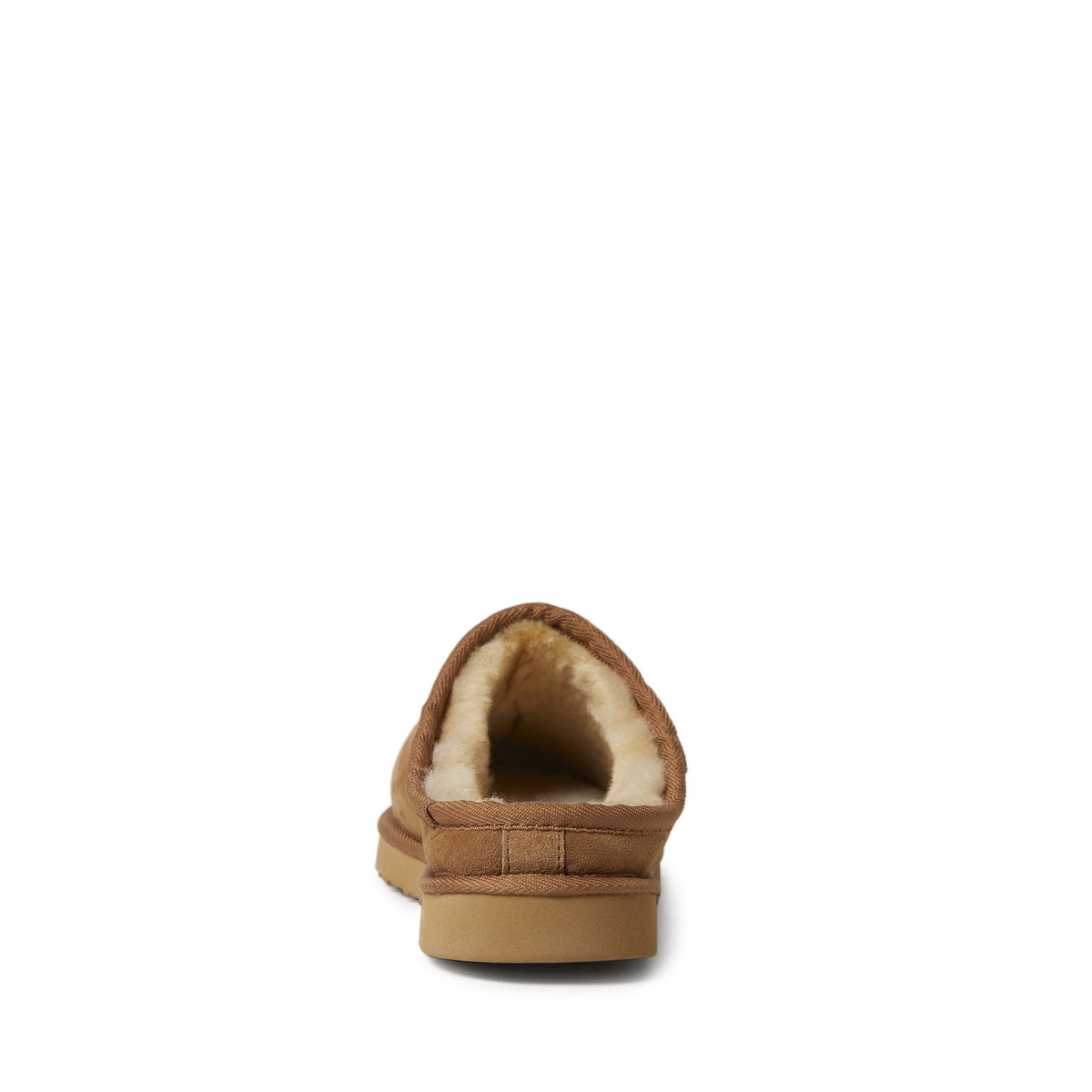 Men's Fireside by Dearfoams Grafton Genuine Shearling Clog Slipper with Woven Accent | Dearfoams