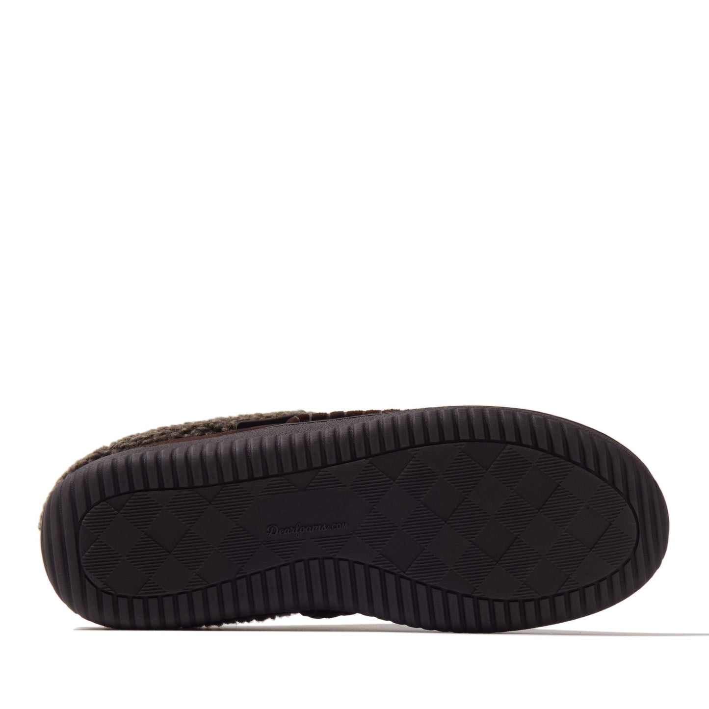Men's Marshall Microsuede Moc Toe Clog With Berber Cuff | Dearfoams