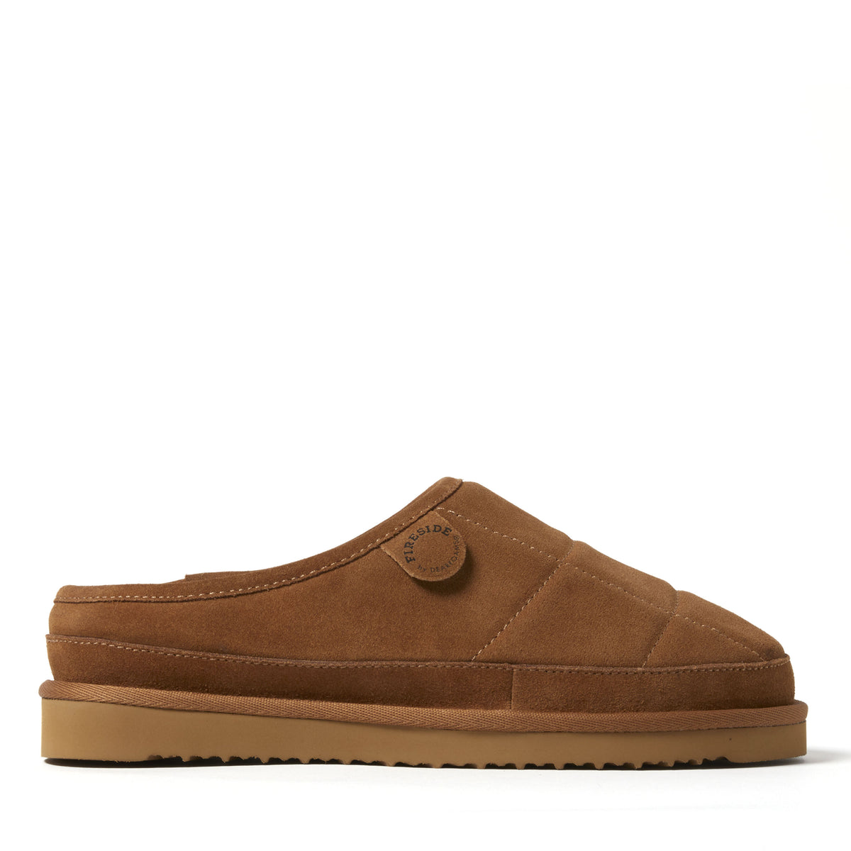Men's Fireside by Dearfoams Grafton Quilted Genuine Shearling Clog | Dearfoams
