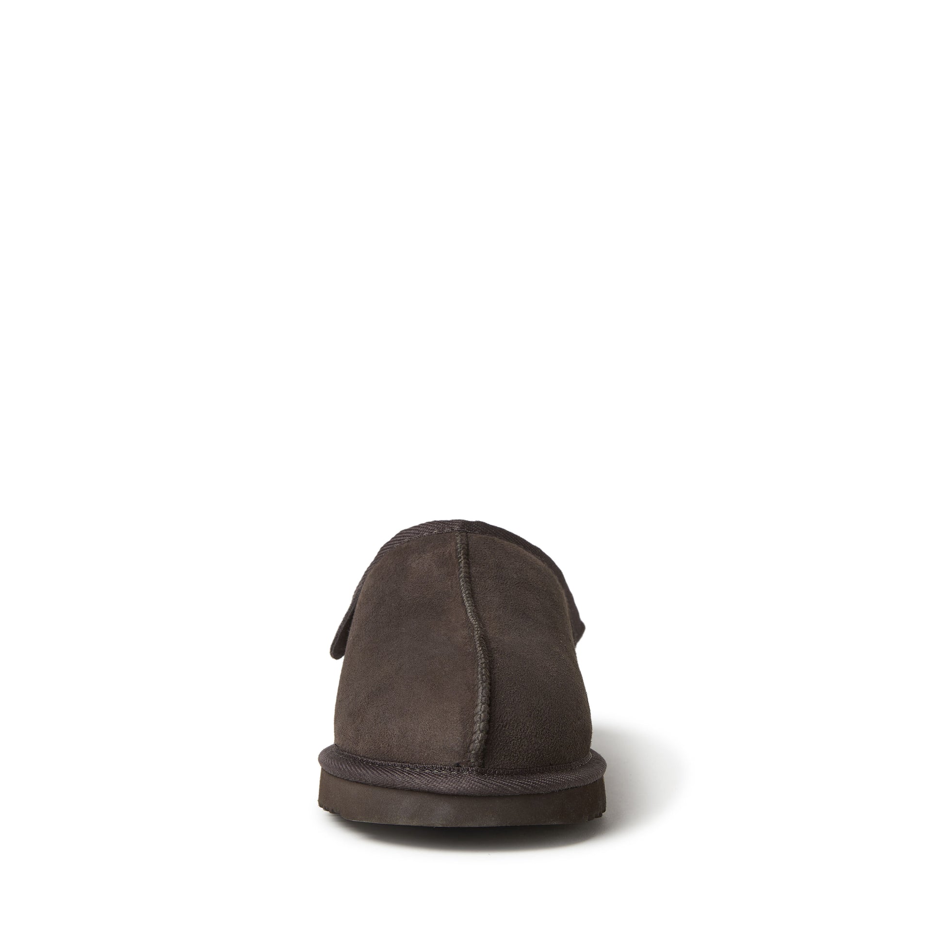 Men's Fireside by Dearfoams Grafton Genuine Shearling Clog Slipper with Woven Accent | Dearfoams