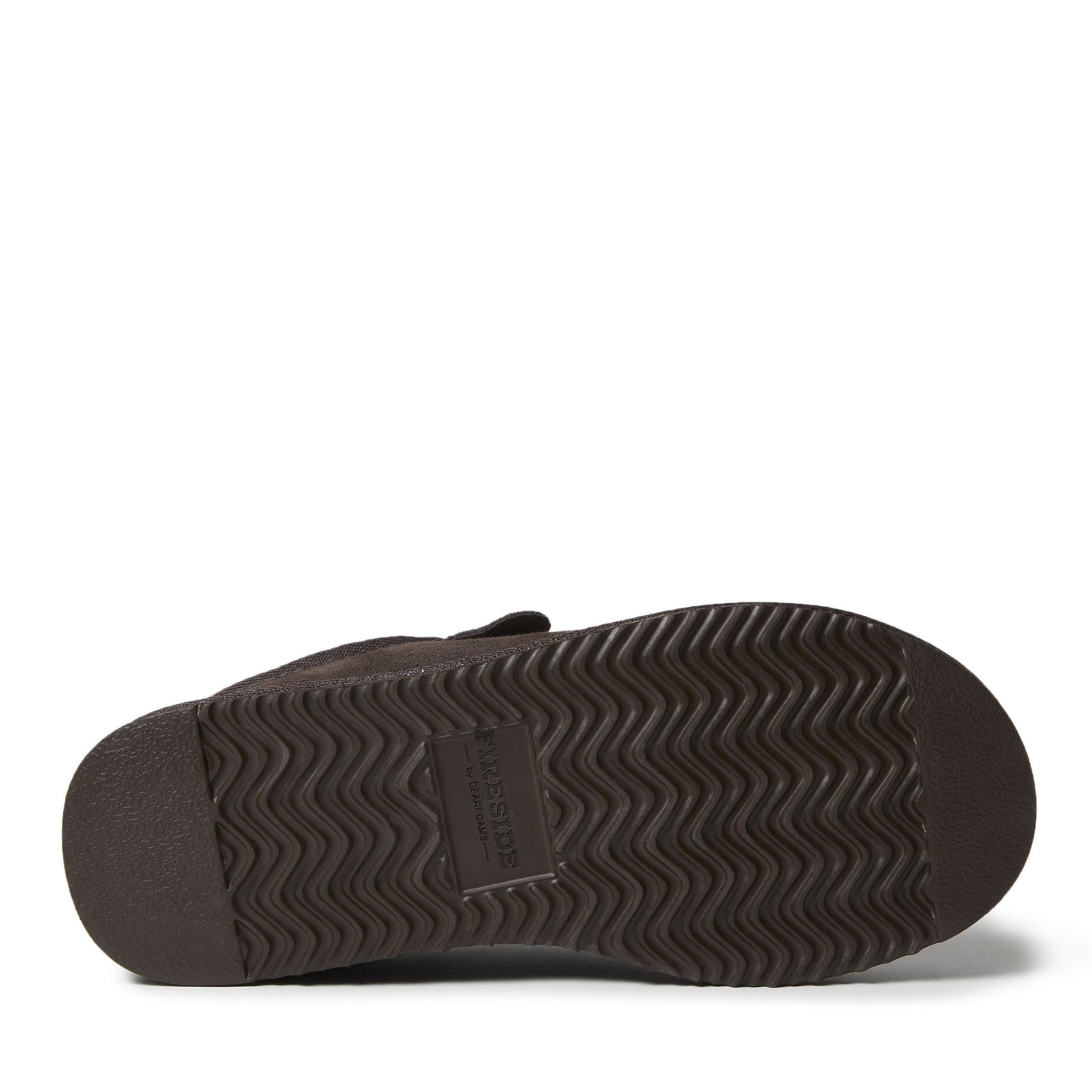 Men's Fireside by Dearfoams Grafton Genuine Shearling Clog Slipper with Woven Accent | Dearfoams