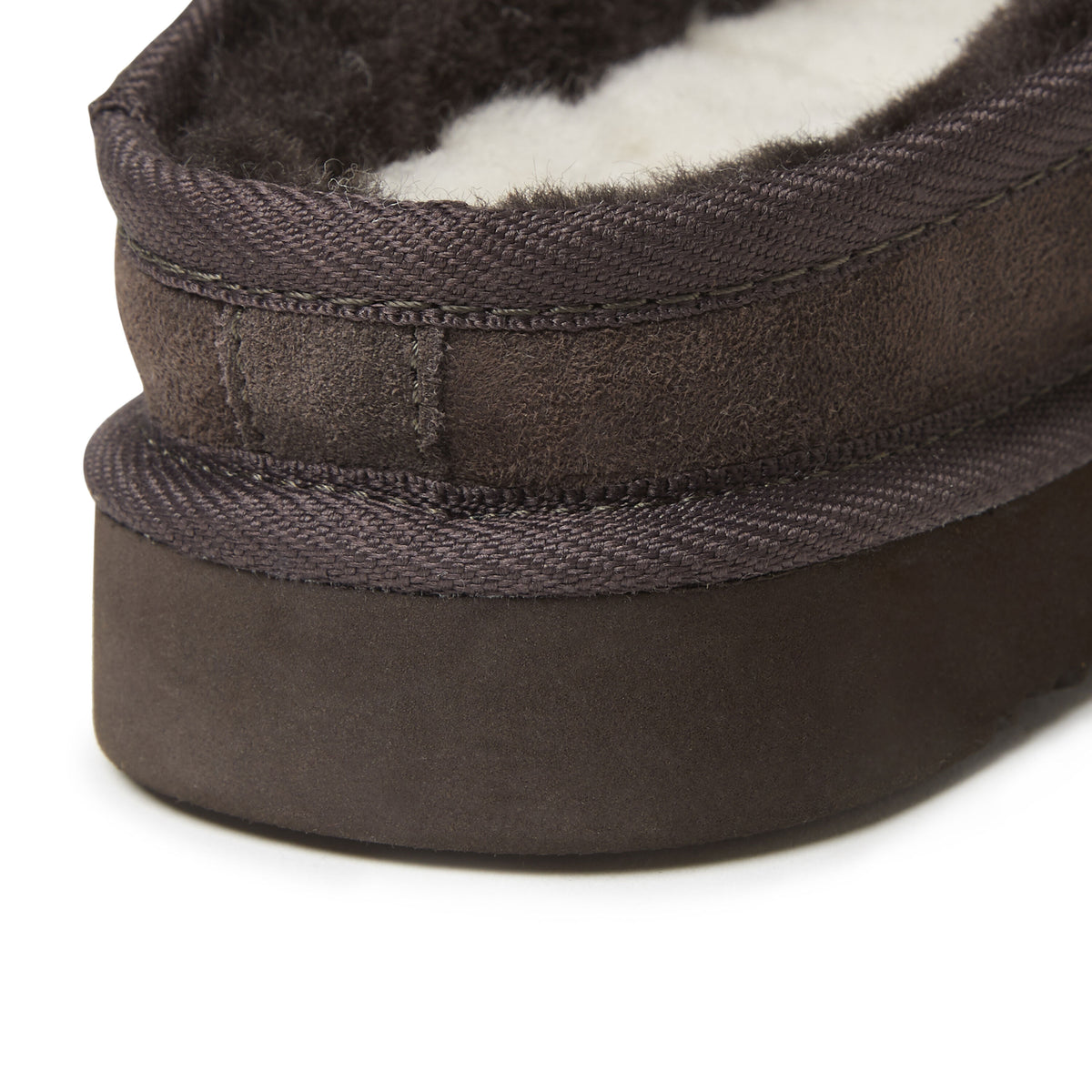 Men's Fireside by Dearfoams Grafton Genuine Shearling Clog Slipper with Woven Accent | Dearfoams