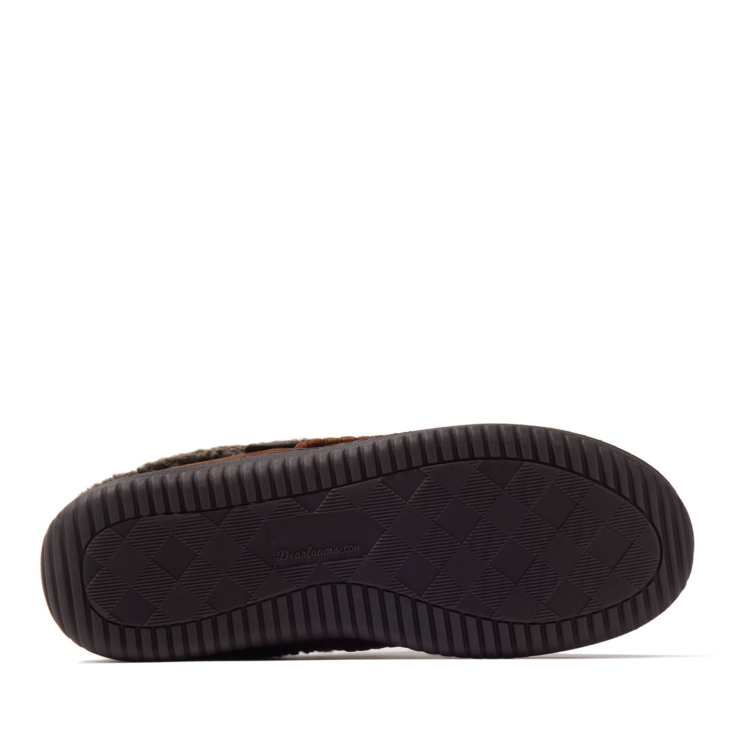 Men's Marshall Microsuede Moc Toe Clog With Berber Cuff | Dearfoams