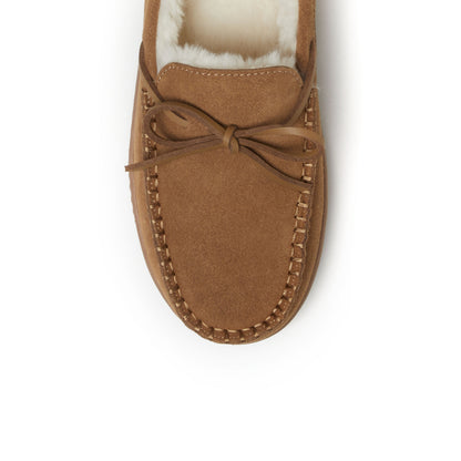 Men's Douglas Genuine Suede Moc With Tie | Dearfoams